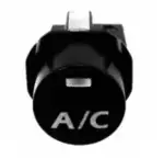 دکمه AC کولر 405- جدید (مشکی) thumb 1