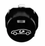 دکمه تهویه هوا 405- جدید (مشکی) thumb 1